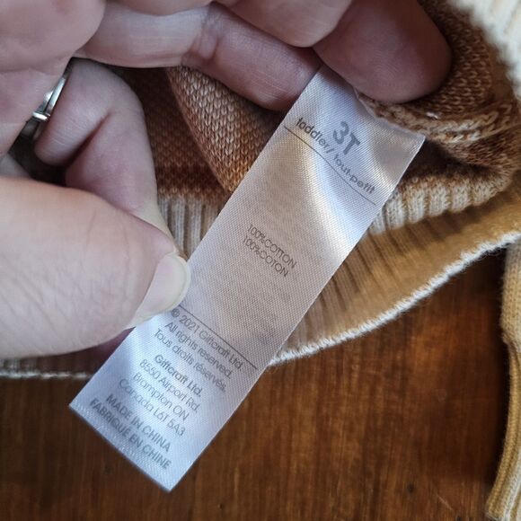 Cartwheels By CHARLIE PAIGE rudolph Reindeer Knit Sweater Toddler 3t Holiday - Picture 4 of 5